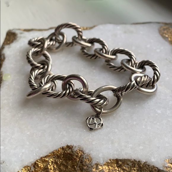 REAL David Yurman Medium Oval Link Bracelet - Picture 2 of 4